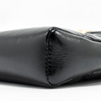 CHANEL MINI 31 BAG SHINY CALFSKIN BLACK LGHW (MICROCHIP)
