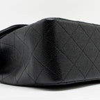 CHANEL JUMBO CLASSIC DOUBLE FLAP BAG CAVIAR BLACK GHW