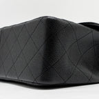 CHANEL JUMBO CLASSIC DOUBLE FLAP BAG CAVIAR BLACK GHW