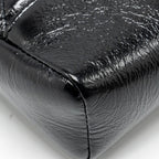 CHANEL MINI 31 BAG SHINY CALFSKIN BLACK LGHW (MICROCHIP)
