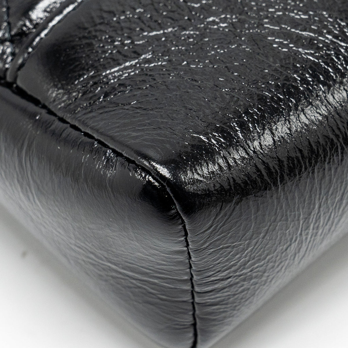 CHANEL MINI 31 BAG SHINY CALFSKIN BLACK LGHW (MICROCHIP)