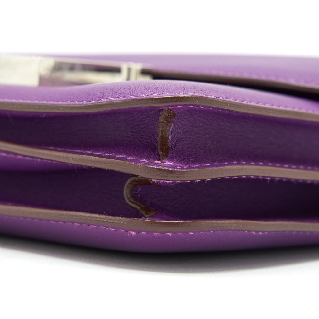 Hermes mini Constance Swift p9 anemone SHW