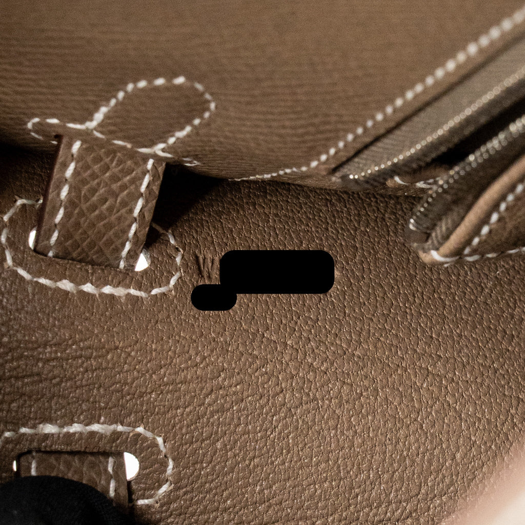 Hermes Kelly 25 Epsom etoupe SHW