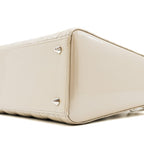 DIOR MEDIUM LADY DIOR PATENT LIGHT GREY SHW