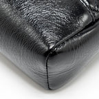 CHANEL MINI 31 BAG SHINY CALFSKIN BLACK LGHW (MICROCHIP)