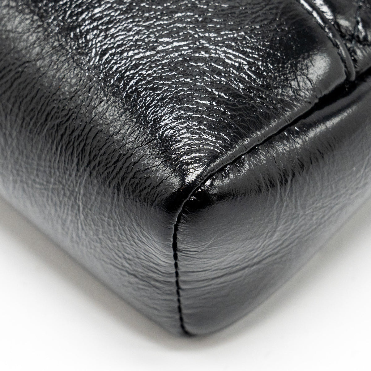 CHANEL MINI 31 BAG SHINY CALFSKIN BLACK LGHW (MICROCHIP)