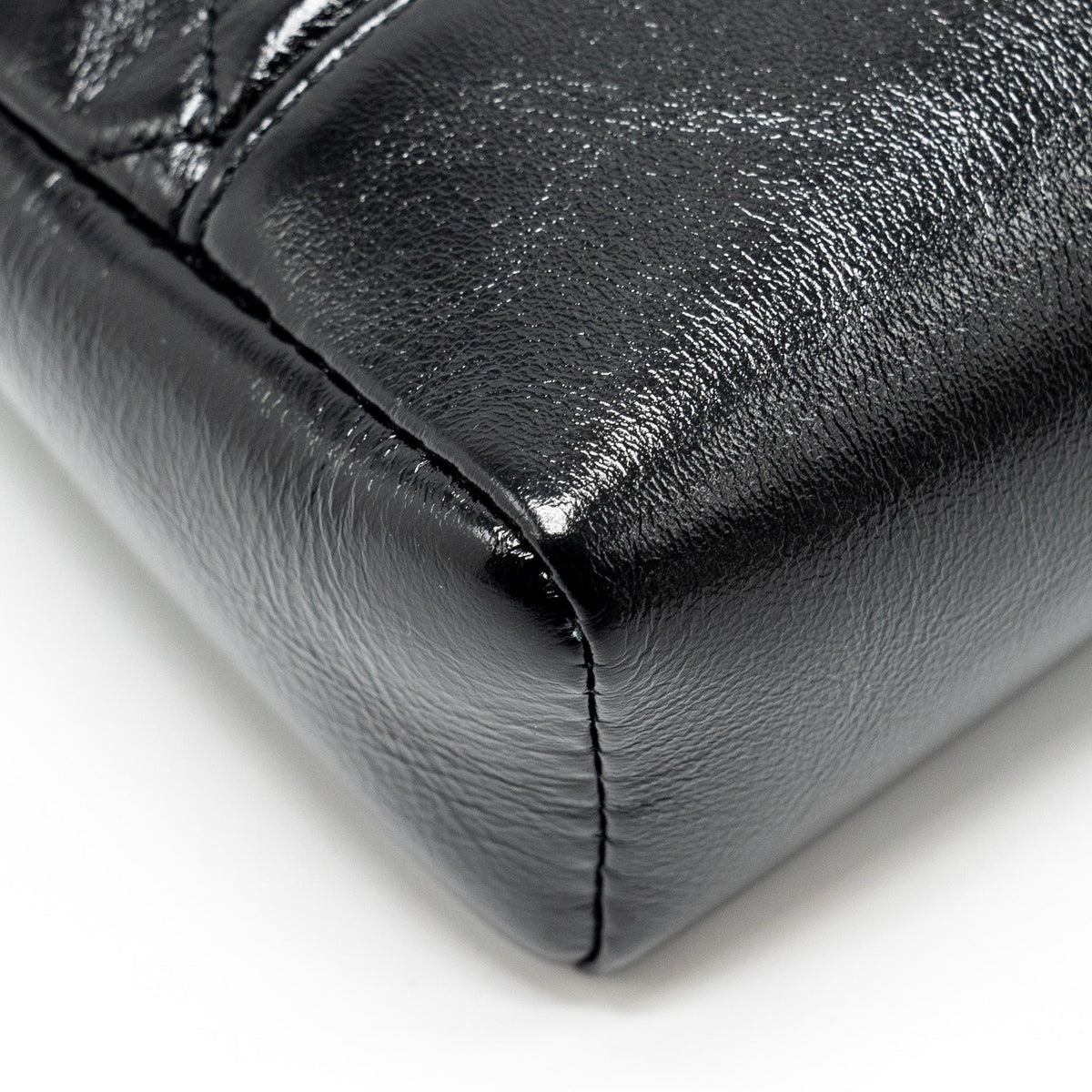 CHANEL MINI 31 BAG SHINY CALFSKIN BLACK LGHW (MICROCHIP)