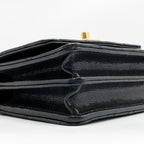 Chanel 23a mini wallet on chain caviar black GHW (microchip)