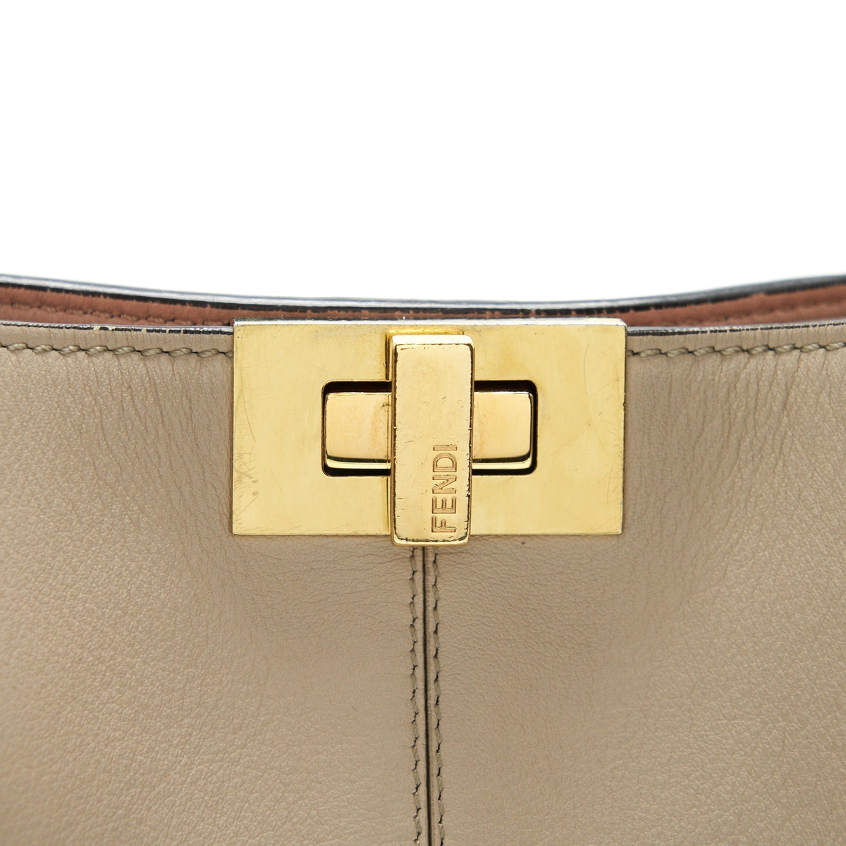 FENDI PEEKABOO ICONIC ESSENTIALLY BEIGE GHW