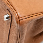 HERMES BIRKIN 25 OFFICER TOGO/SWIFT GOLD/AMBRE SHW