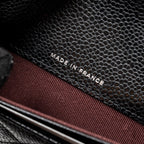 CHANEL CLASSIC FLAP CARD HOLDER CAVIAR BLACK SHW (MICROCHIP)
