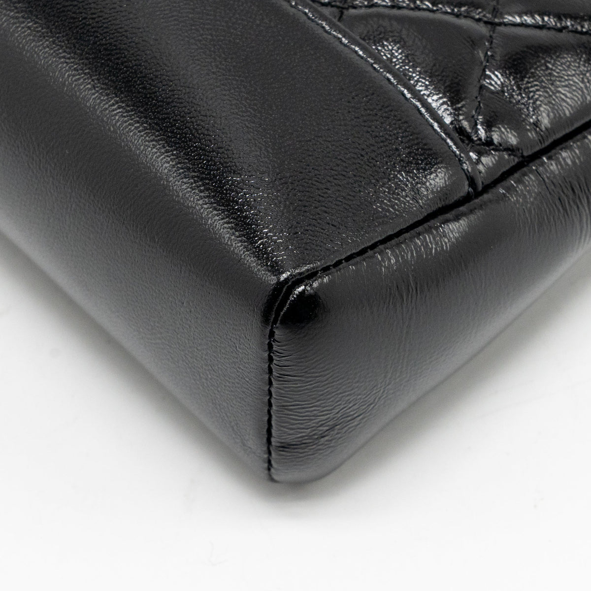 CHANEL MINI 31 BAG SHINY CALFSKIN BLACK LGHW (MICROCHIP)