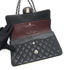 CHANEL MEDIUM CLASSIC DOUBLE FLAP CAVIER SHW