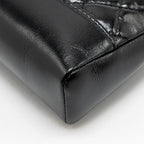 CHANEL MINI 31 BAG SHINY CALFSKIN BLACK LGHW (MICROCHIP)