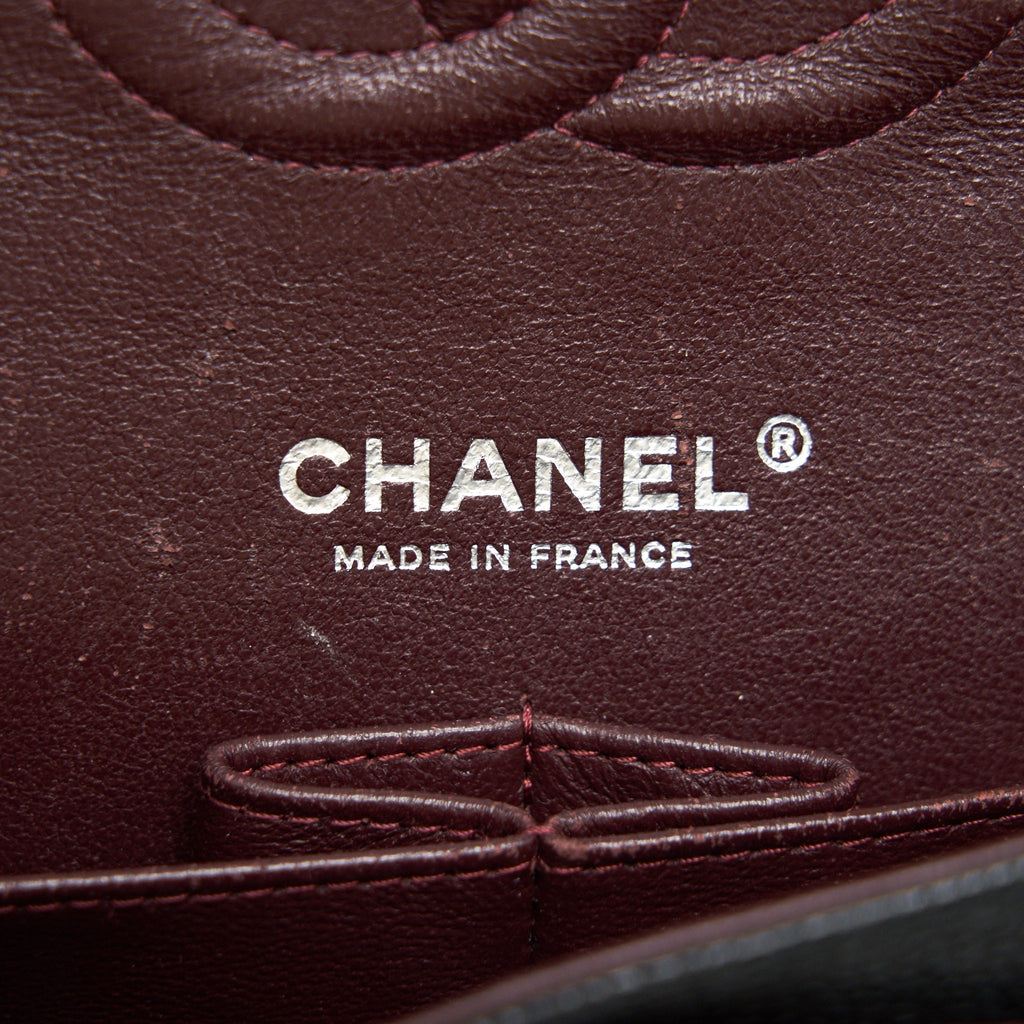 CHANEL MEDIUM CLASSIC DOUBLE FLAP CAVIER SHW