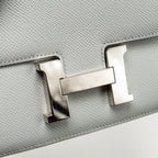 Hermes Mini Constance Epsom 8U Bleu Glacier SHW