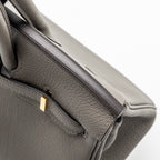 HERMES BIRKIN 25 TOGO GRIS MEYER GHW