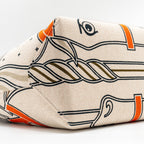 HERMES STEEPLE 25 CANVAS/ SWIFT BEIGE / GOLD SHW
