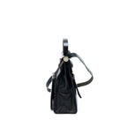 HERMES HERBAG ZIP 31 CANVAS/LEATHER BLACK SHW