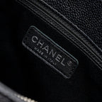 CHANEL GRAND SHOPPING TOTE BAG CAVIAR BLACK SHW