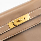 HERMES KELLY 28 TADELAKT ETOUPE GHW