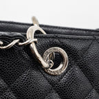 CHANEL GRAND SHOPPING TOTE BAG CAVIAR BLACK SHW