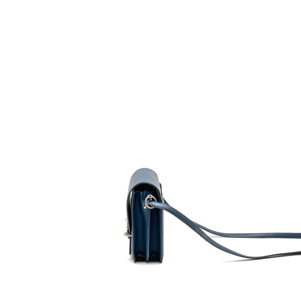 Hermes Mini Roulis Evercolor Deep Blue / Vert Bosphore SHW
