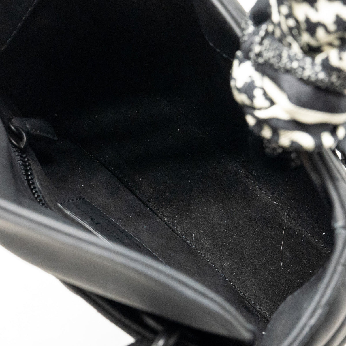 DIOR MINI LADY DIOR ULTRAMATTE CANNAGE CALFSKIN SO BLACK