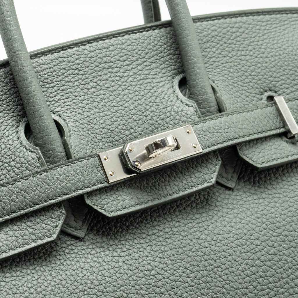 Hermes Birkin 25 Togo Vert Amande SHW