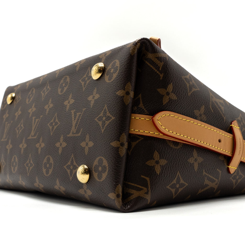 LOUIS VUITTON CARRYALL PM MONOGRAM CANVAS GHW(NEW VERSION)