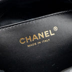 CHANEL MINI 22 BAG SHINY CALFSKIN BLACK GHW (MICROCHIP)