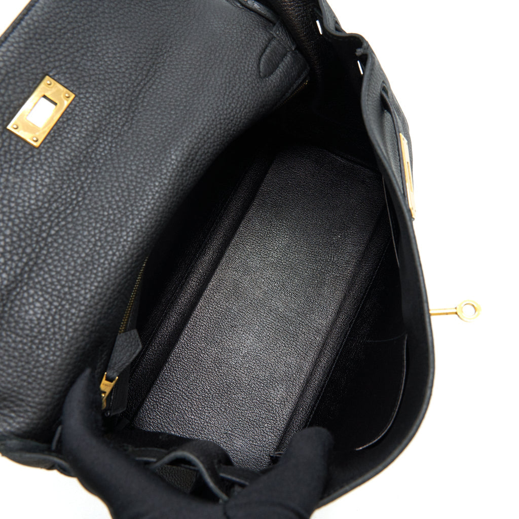 Hermes Kelly 32 Togo black GHW