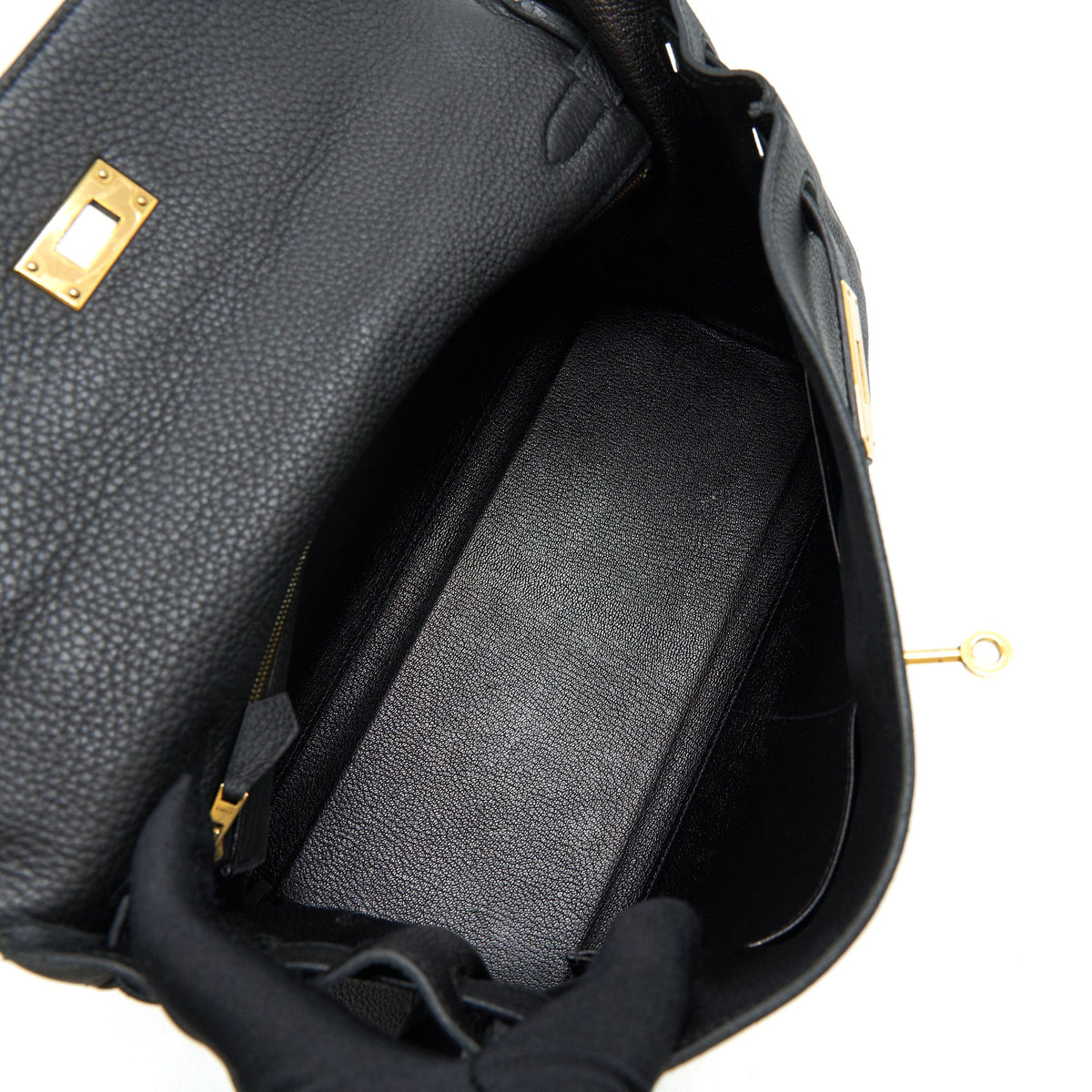 Hermes Kelly 32 Togo black GHW
