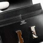 HERMES CONSTANCE WALLET BOX BLACK SHW