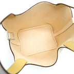 HERMES PICOTIN 18 LOCK BAG NATA/ JAUNE POUSSIN SHW