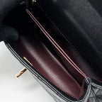 CHANEL SMALL COCO HANDLE CAVIAR BLACK LGHW (MICROCHIP)