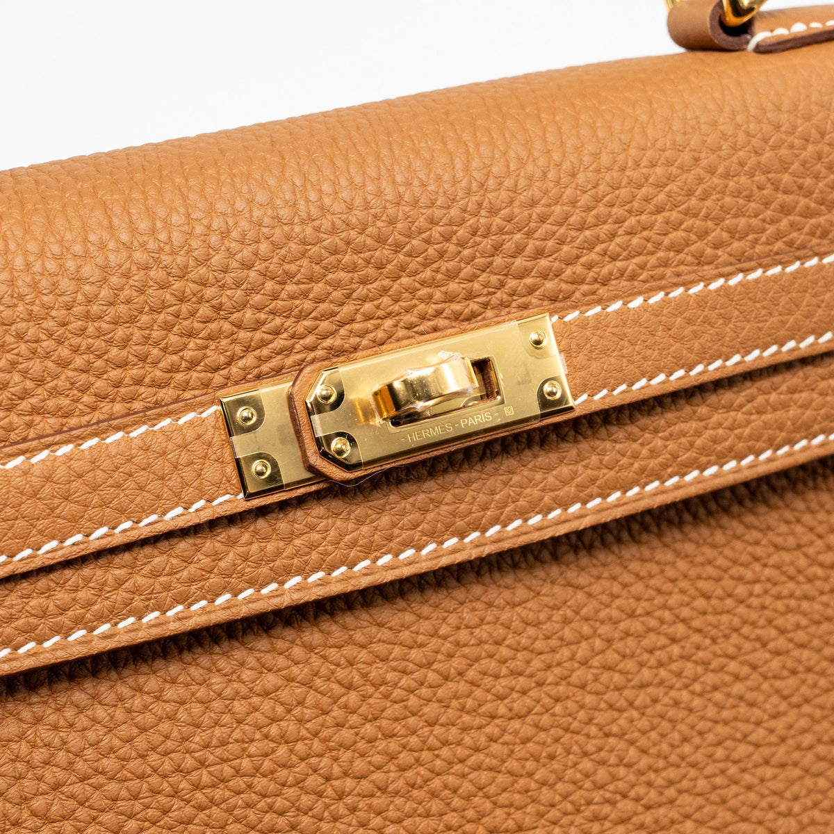 Hermes Kelly 25 Togo Gold GHW