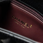 CHANEL SMALL COCO HANDLE CAVIAR BLACK LGHW (MICROCHIP)