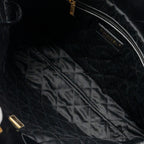 CHANEL SMALL 22 BAG SHINY CALFSKIN BLACK GHW (MICROCHIP)