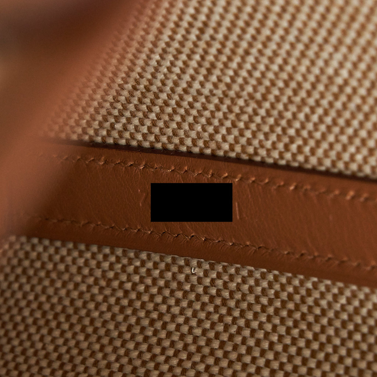 Hermes Cabas H en Biais 27 Bag Gold