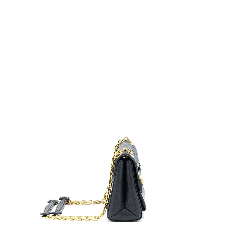LOUIS VUITTON VAVIN BB MONOGRAM EMPREINTE BLACK GHW