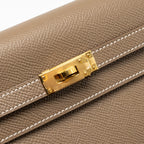 HERMES CLASSIC KELLY TO GO EPSOM ETOUPE GHW