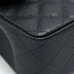 CHANEL JUMBO CLASSIC DOUBLE FLAP CAVIAR BLACK GHW
