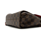 LOUIS VUITTON CROISETTE DAMIER EBENE CANVAS GHW