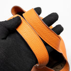 Hermes picotin 22 lock bag clemence orange GHW
