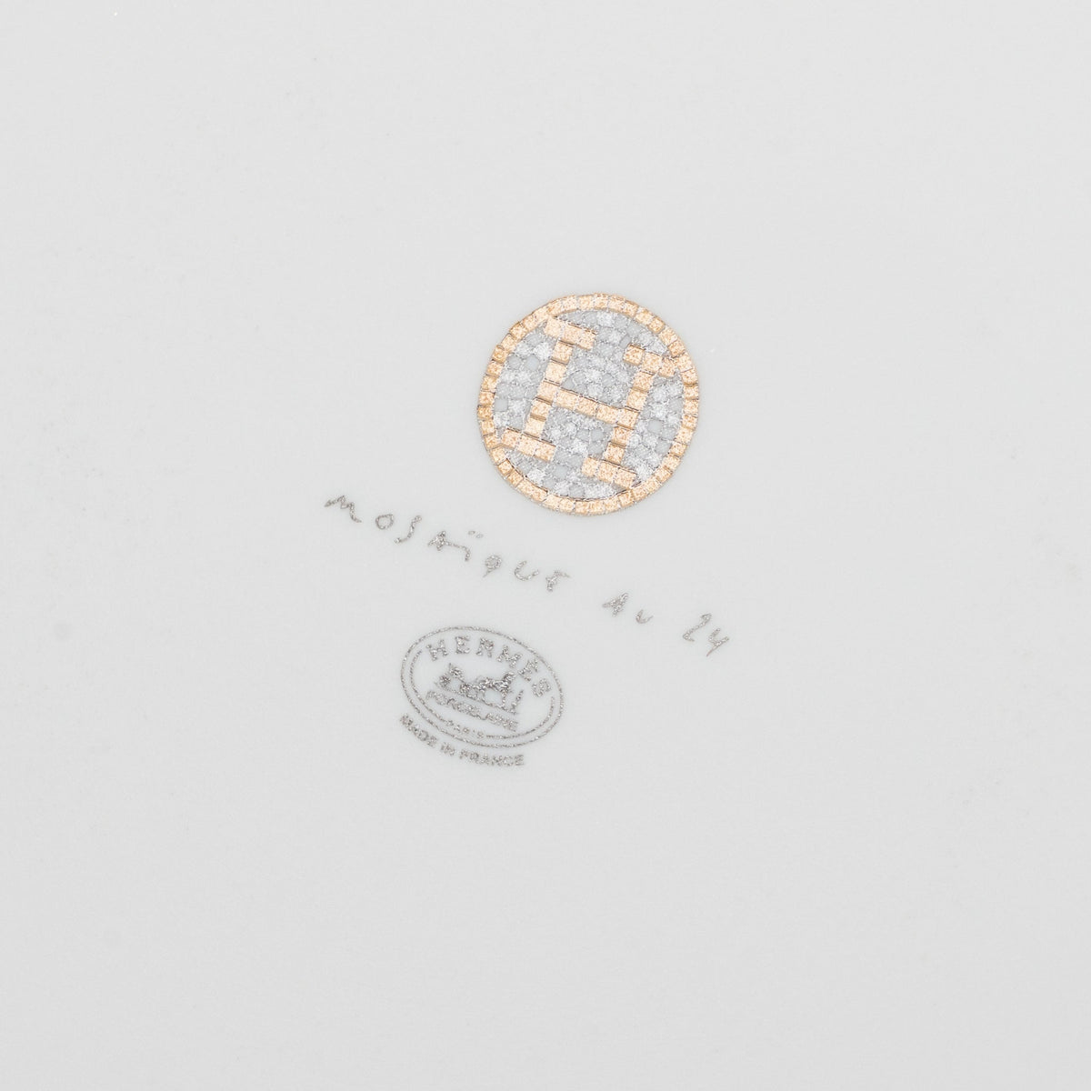 HERMES MOSAIQUE AU 24 GOLD TART PLATTER
