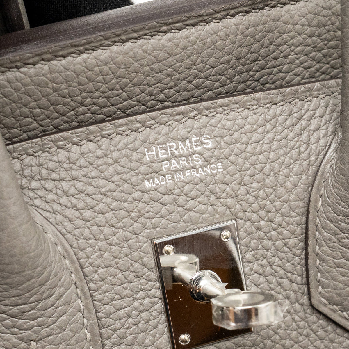 HERMES BIRKIN 25 TOGO GRIS MEYER SHW