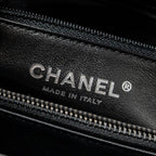 CHANEL LARGE COCO HANDLE CAVIAR BLACK RUTHENIUM HARDWARE