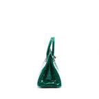 HERMES BIRKIN 25 SHINY CROCODILE 6Q VERT EMERAUDE GHW