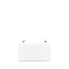 CHANEL MEDIUM CLASSIC FLAP CAVIAR WHITE SHW